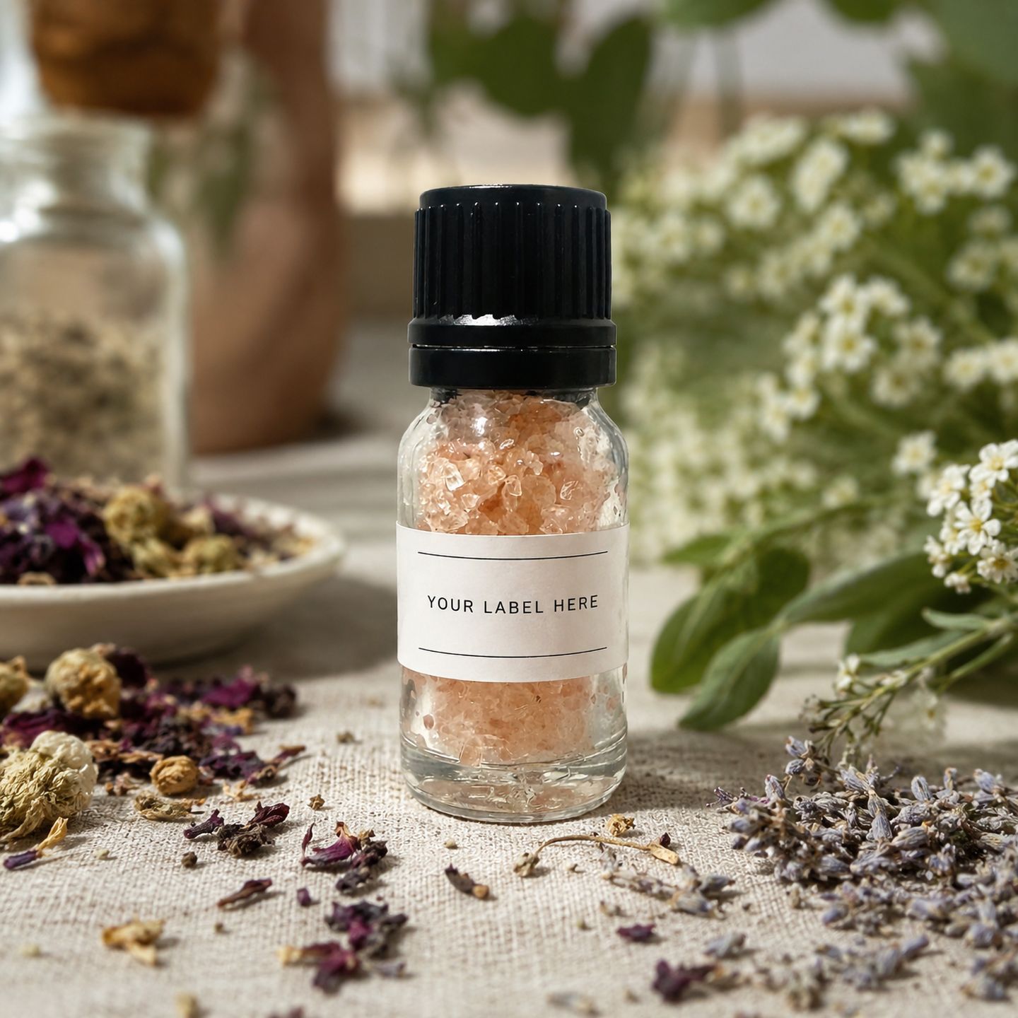 Pachnące Sole Aromaterapeutyczne - BEZ ETYKIET