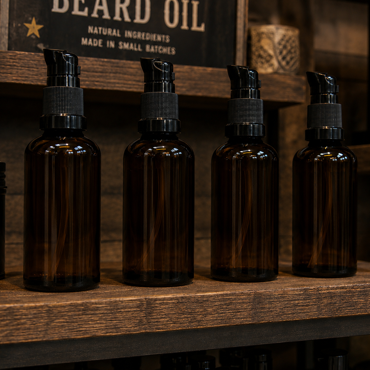 Naturalne Olejki do Brody 50 ml - BEZ ETYKIET
