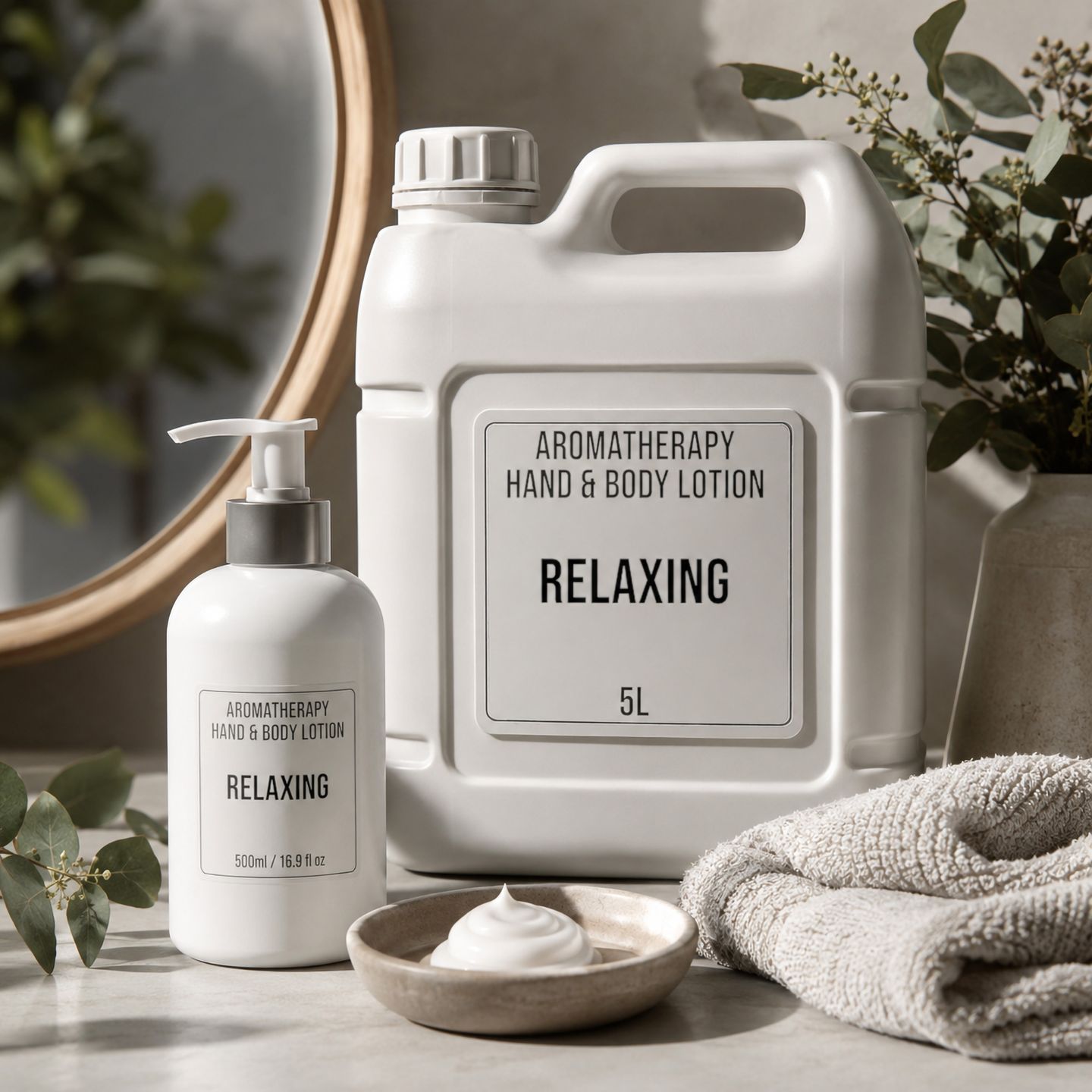 Aromaterapeutyczne Balsamy do Rąk i Ciała 5 Litrów