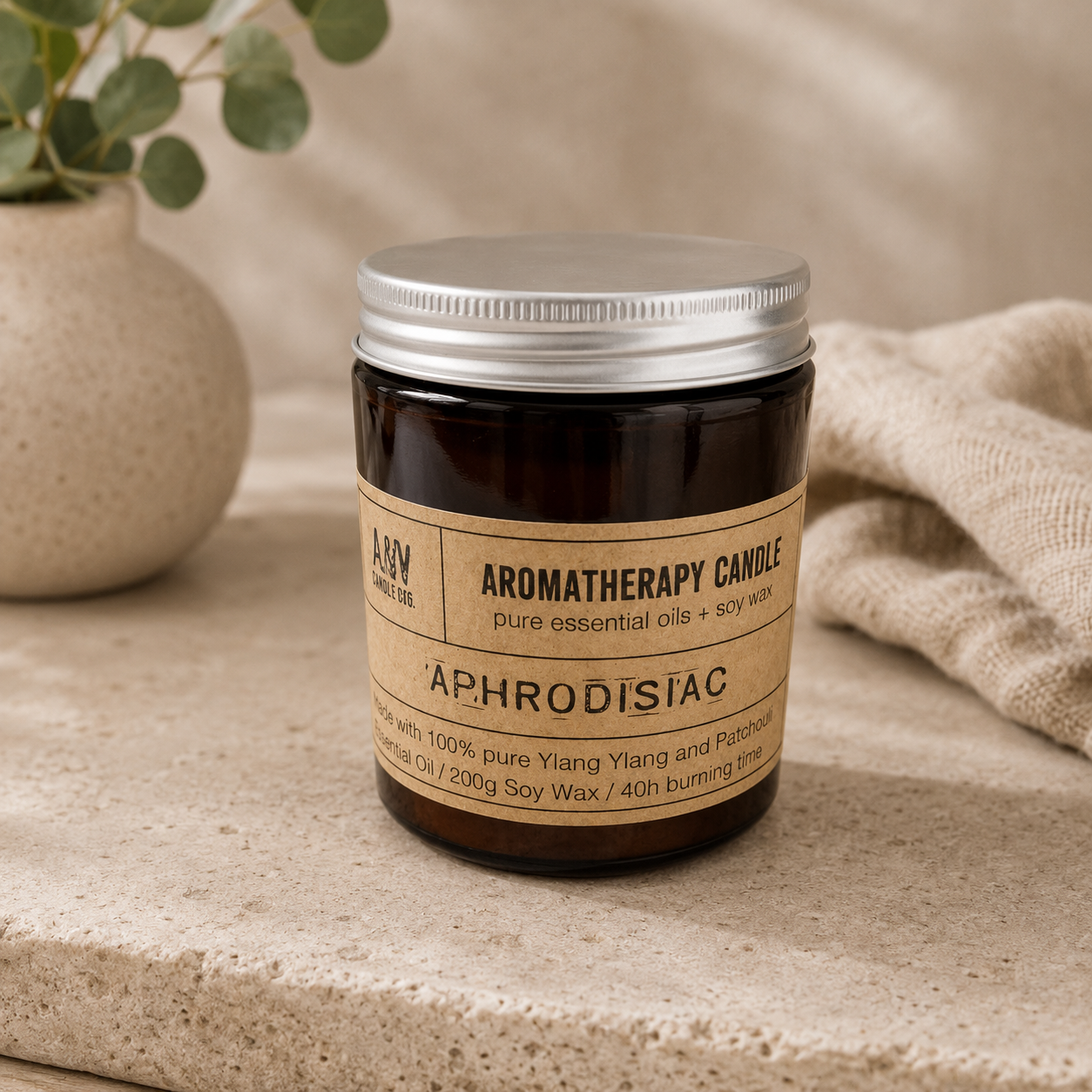 Aromaterapeutyczne Świeczki Sojowe 200 g