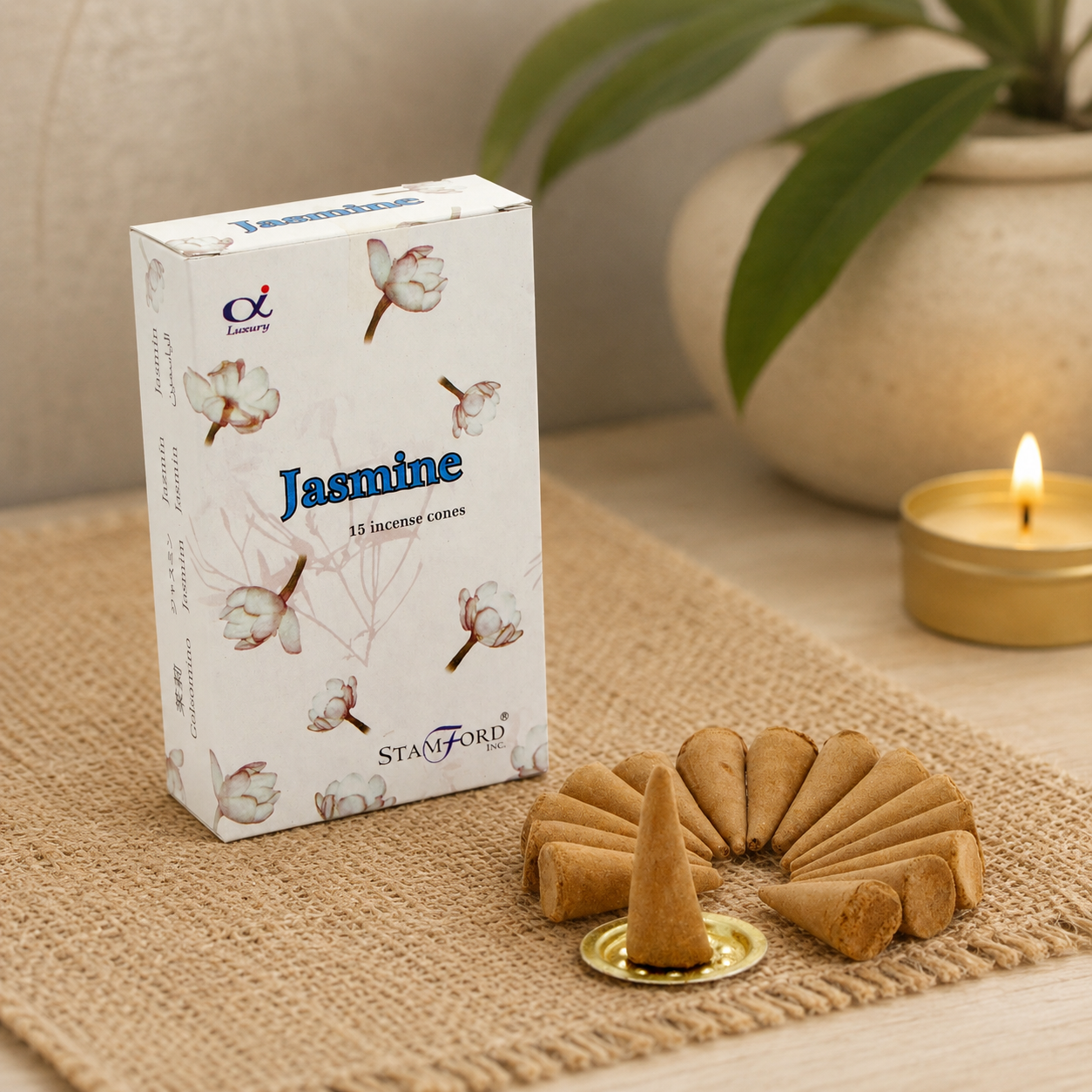 Kadzidełka Stożkowe Stamford Premium
