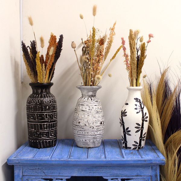 Ceramiczne Wazony z Lombok