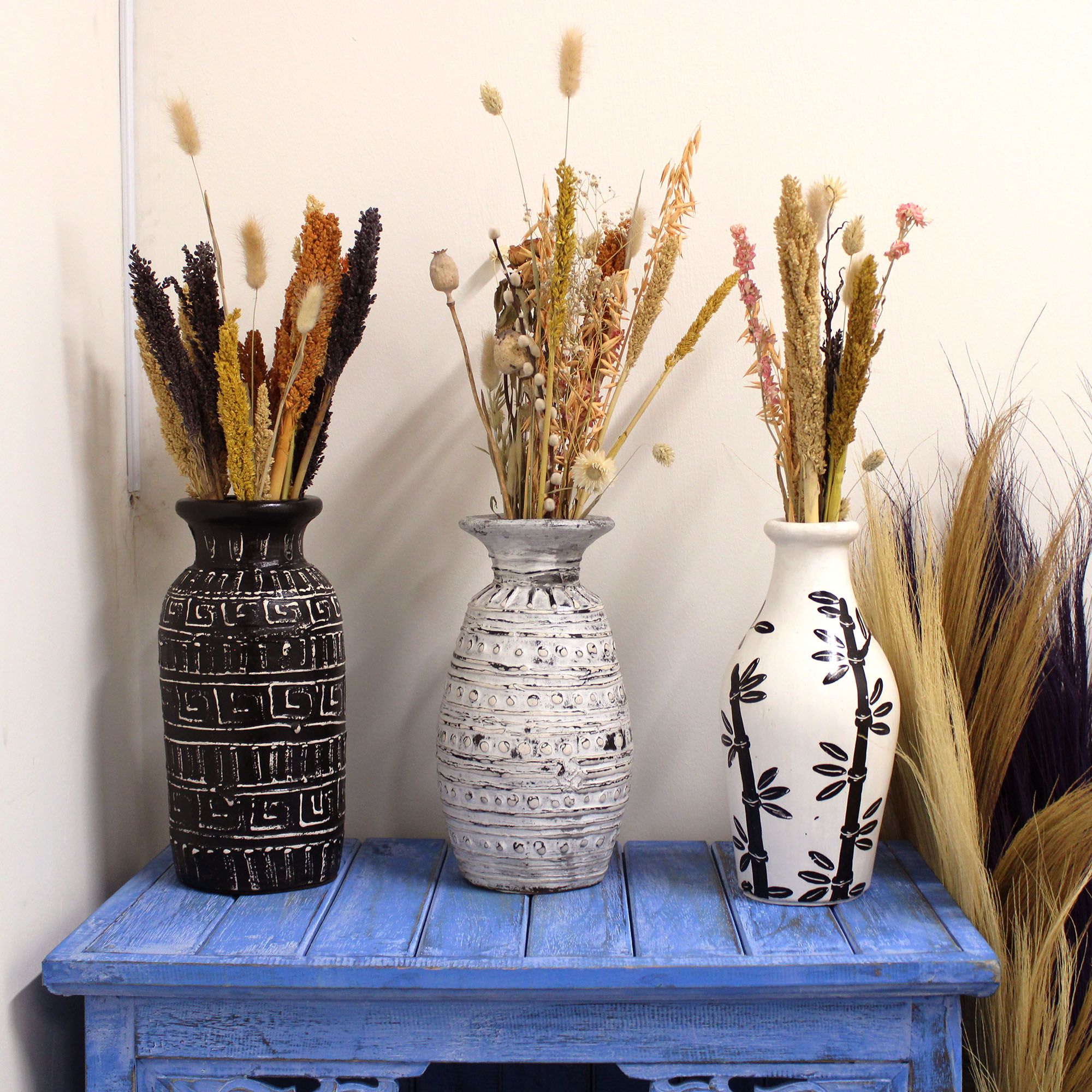 Ceramiczne Wazony z Lombok
