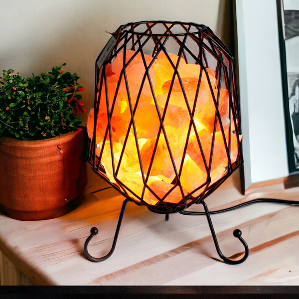 Lampy Solne w Koszach Metalowych