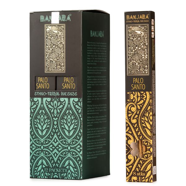Ekstra Długie Kadzidełka Patyczkowe Banjara - Palo Santo