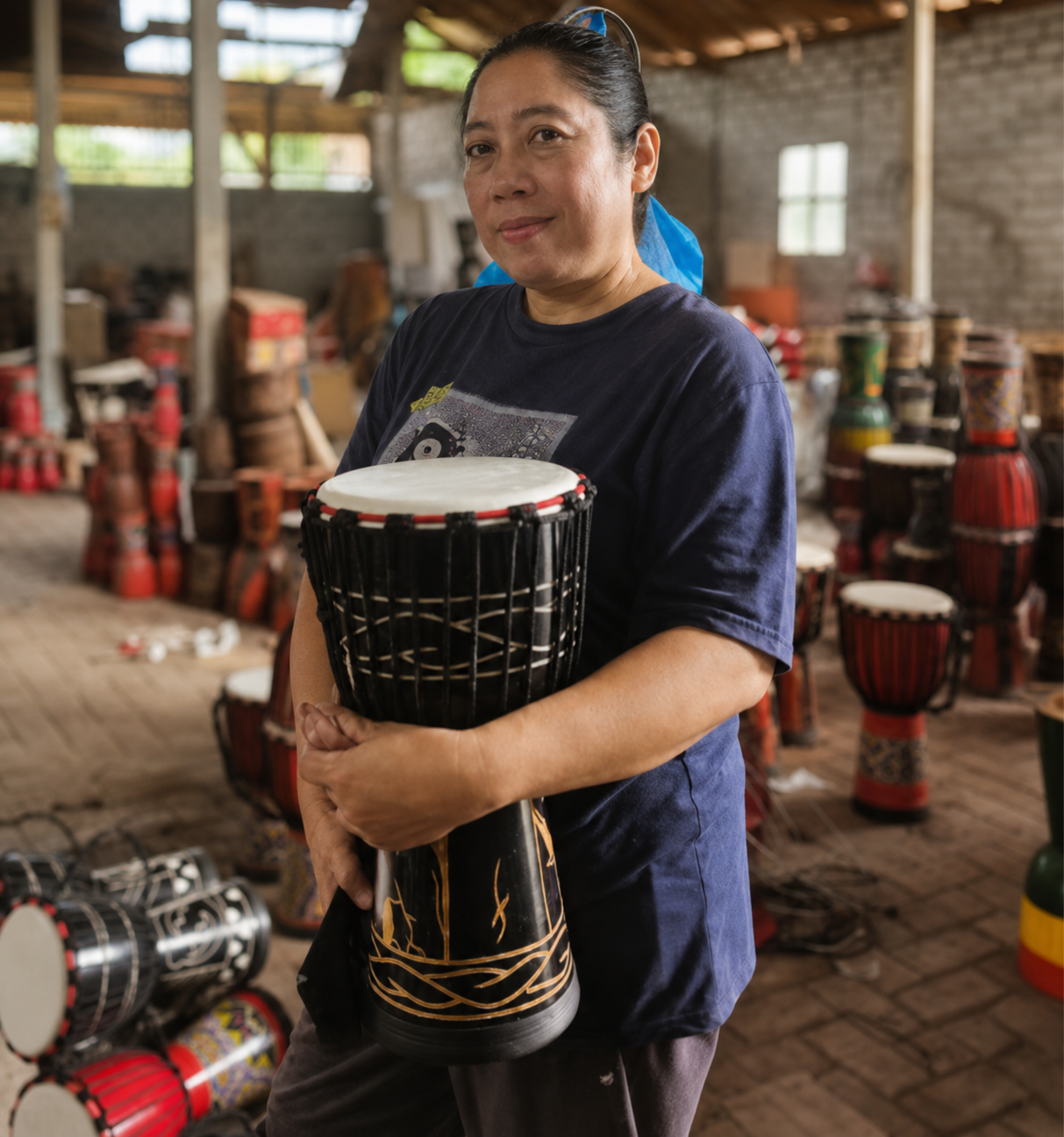 Bębny Djembe i Szamańskie