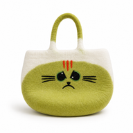 Duża filcowana torba Grumpy Cat
