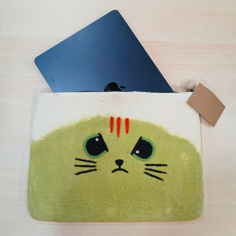 Filcowe etui na laptopa (do 14 cali) - Grumpy Cat