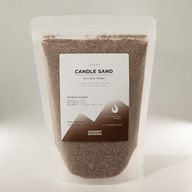 Pachnący piasek do świec - mocha-brązowy - karmazynowy kryształ - 300 g
