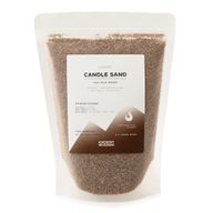Pachnący piasek do świec - mocha-brązowy - karmazynowy kryształ - 300 g