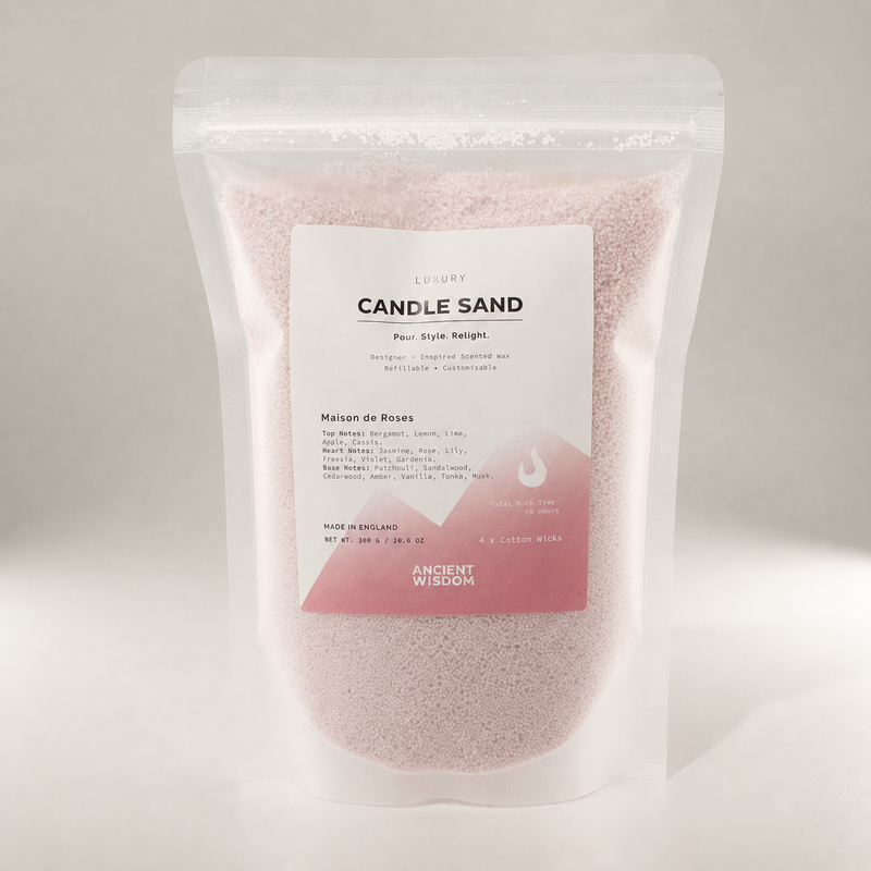 Piasek zapachowy do świec - Dusty Rose - Maison de Roses - 300 g