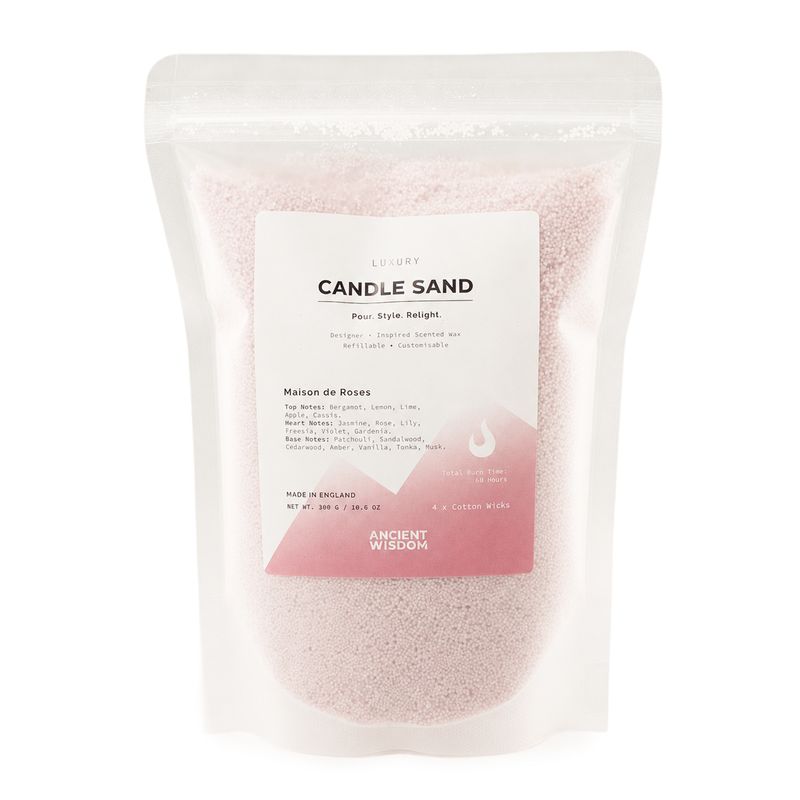 Piasek zapachowy do świec - Dusty Rose - Maison de Roses - 300 g