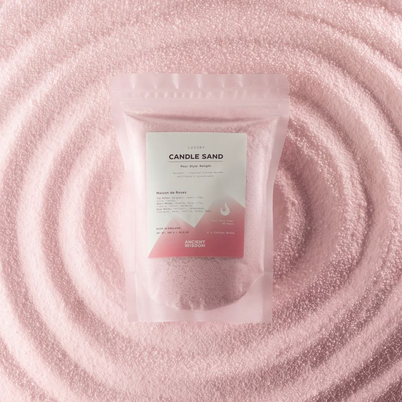 Piasek zapachowy do świec - Dusty Rose - Maison de Roses - 300 g