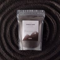 Świeca zapachowa piaskowa - czarna - żywiołowa - 300g