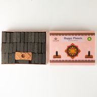 Zestaw 104 naturalnych klocków kadzidłowych i palnika - Happy Planets - Ritual Bricks