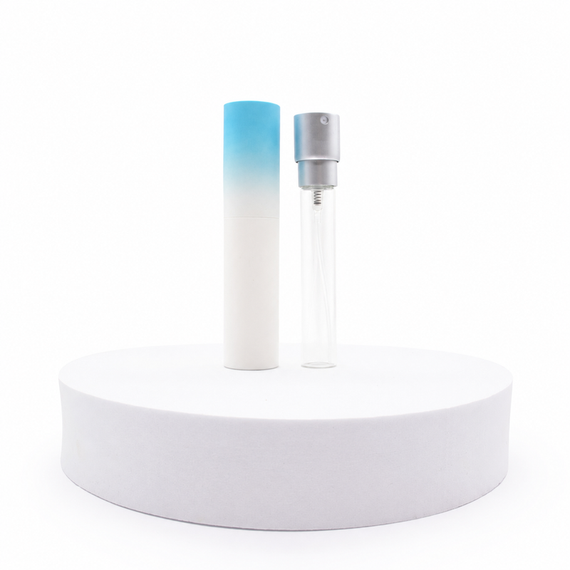 Flakonik na perfumy z atomizerem - 10ml - Cieniowany niebieski