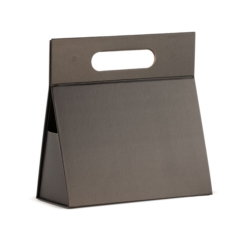 Pudełko prezentowe składane - pudełko ręczne (20x10x20cm) - czarne