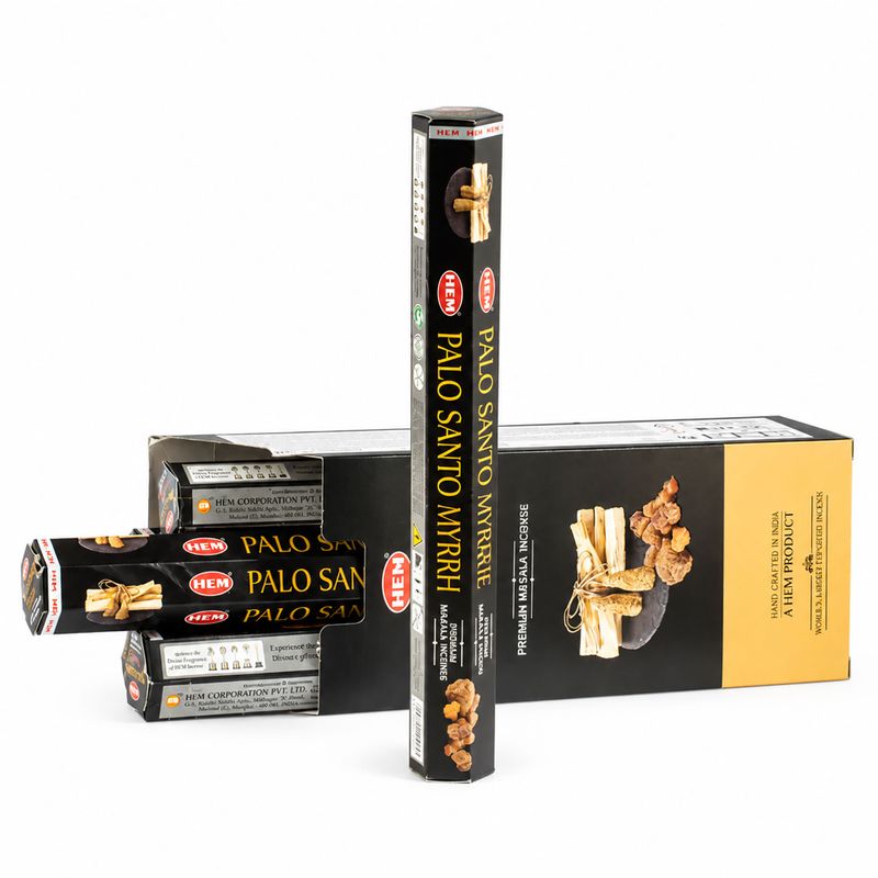 HEM Kadzidło heksagonalne - Palo Santo Masala - Mirra
