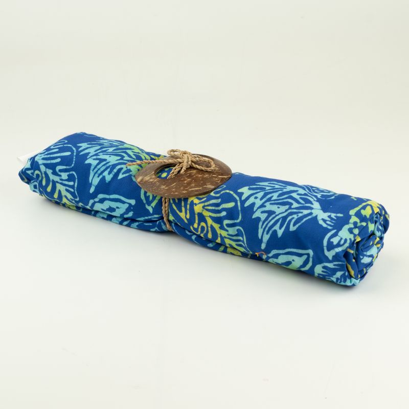 Sarong Bali z drukiem blokowym - tropikalny