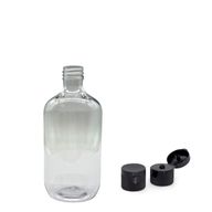Przezroczysta butelka typu Boston 250 ml z zamknięciem typu flip-top 28 mm