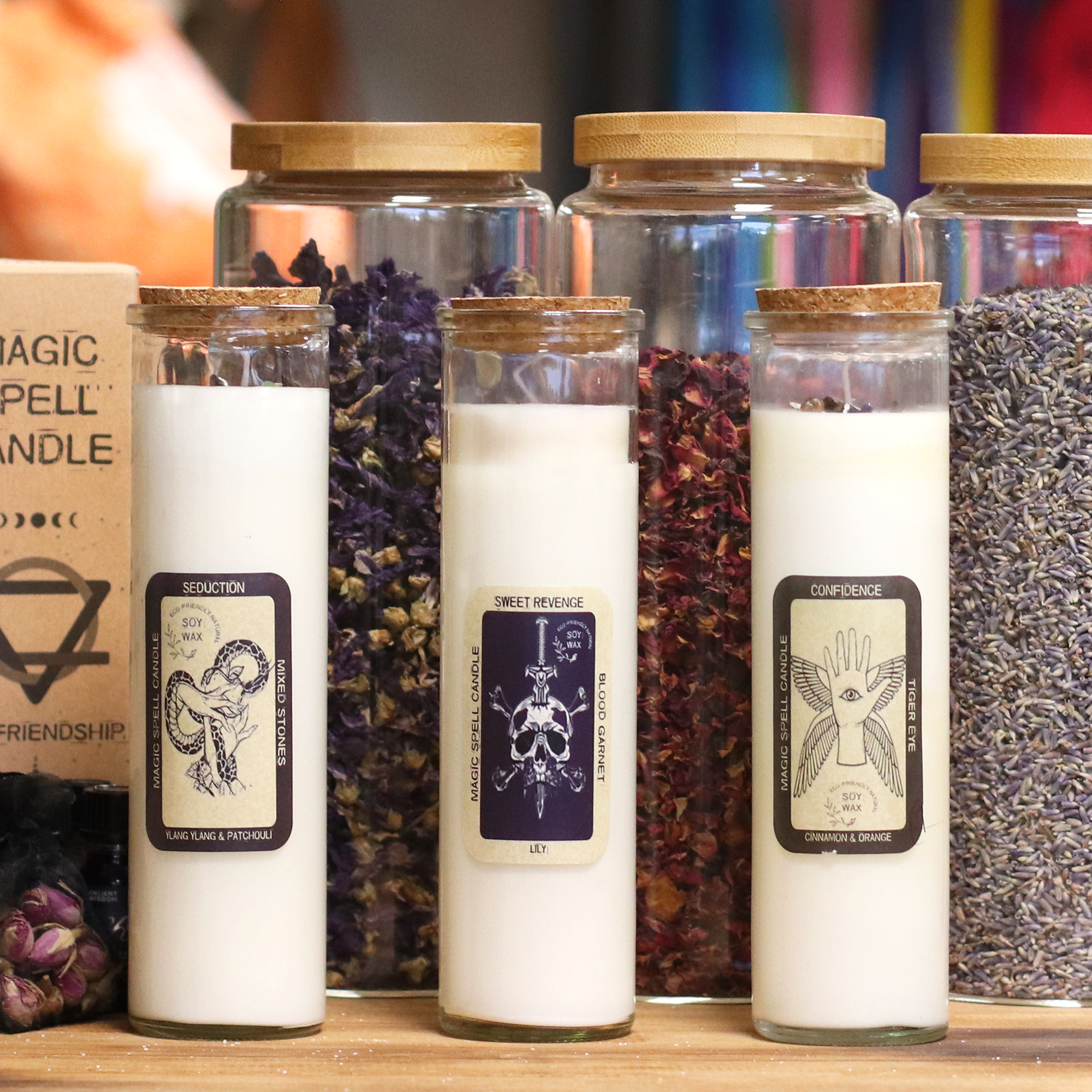 Świece magiczne zaklęcie