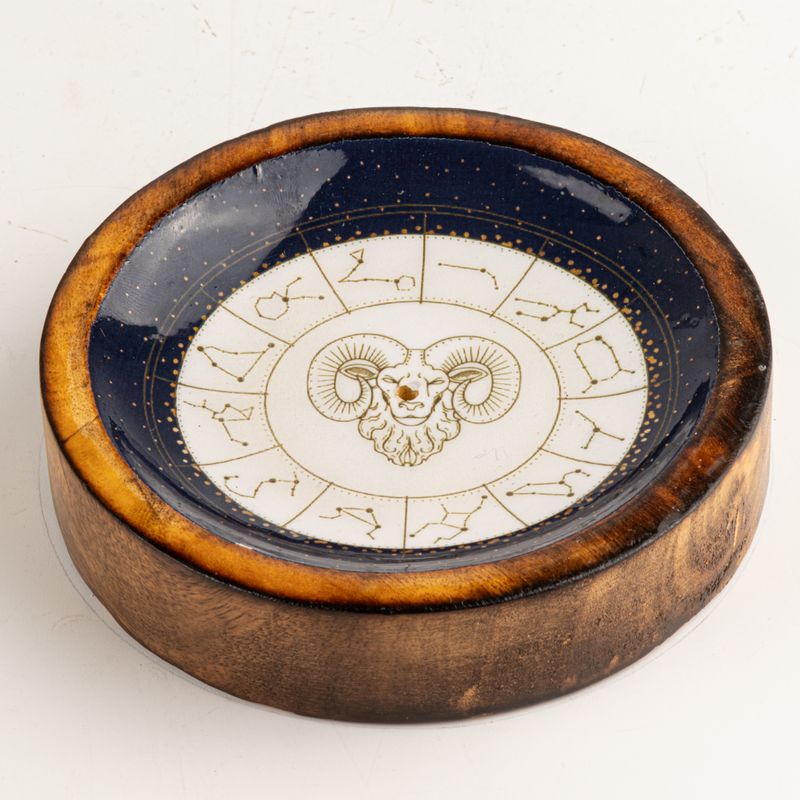 Mini Miseczka na Kadzidełka ze Znakiem Zodiaku - Baran