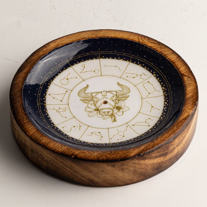Mini Miseczka i Stojak na Kadzidełka - Znak Zodiaku Byk