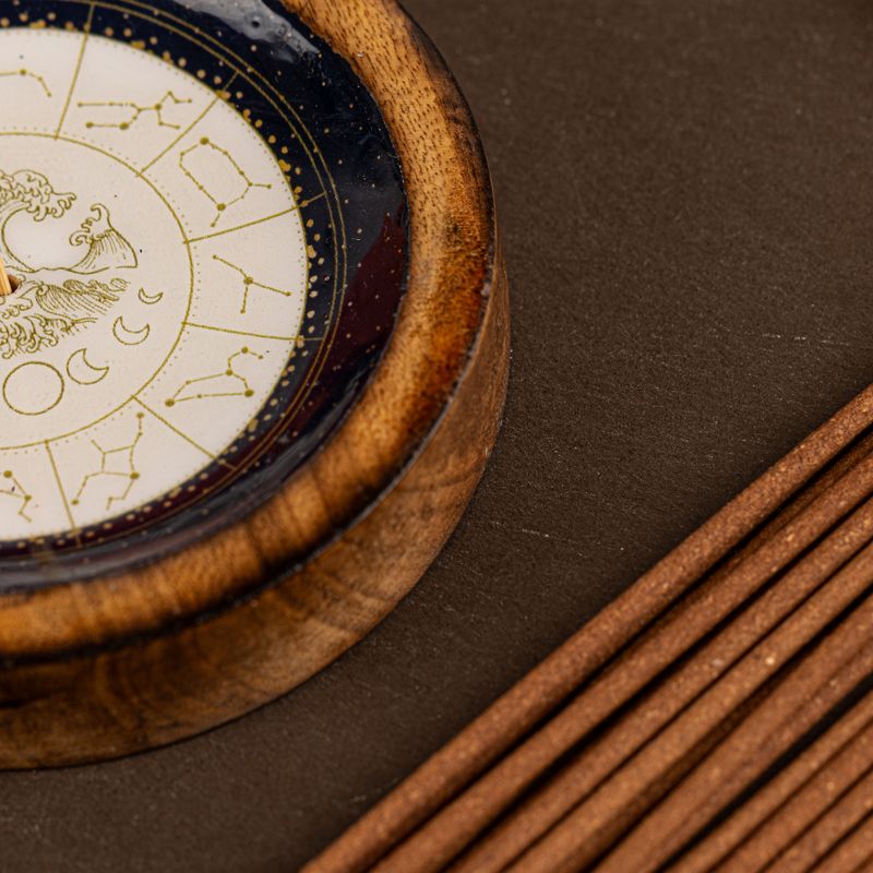 Mini Miseczka na Kadzidełka ze Znakiem Zodiaku - Bliźnięta