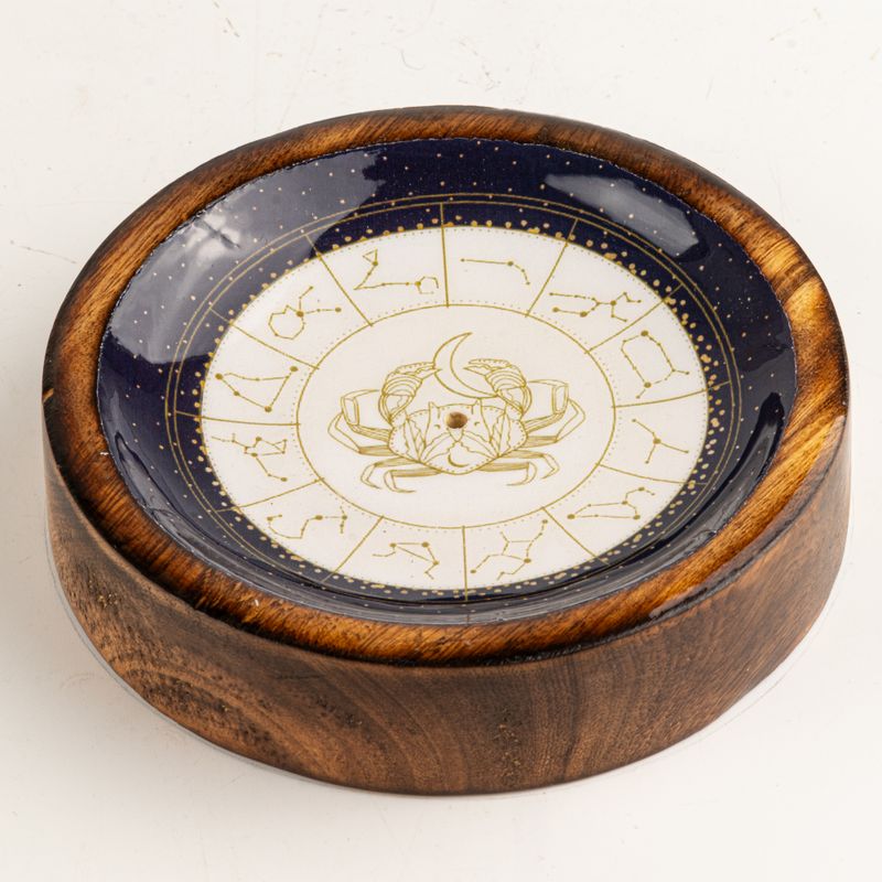 Mini Miseczka na Kadzidełka ze Znakiem Zodiaku - Rak
