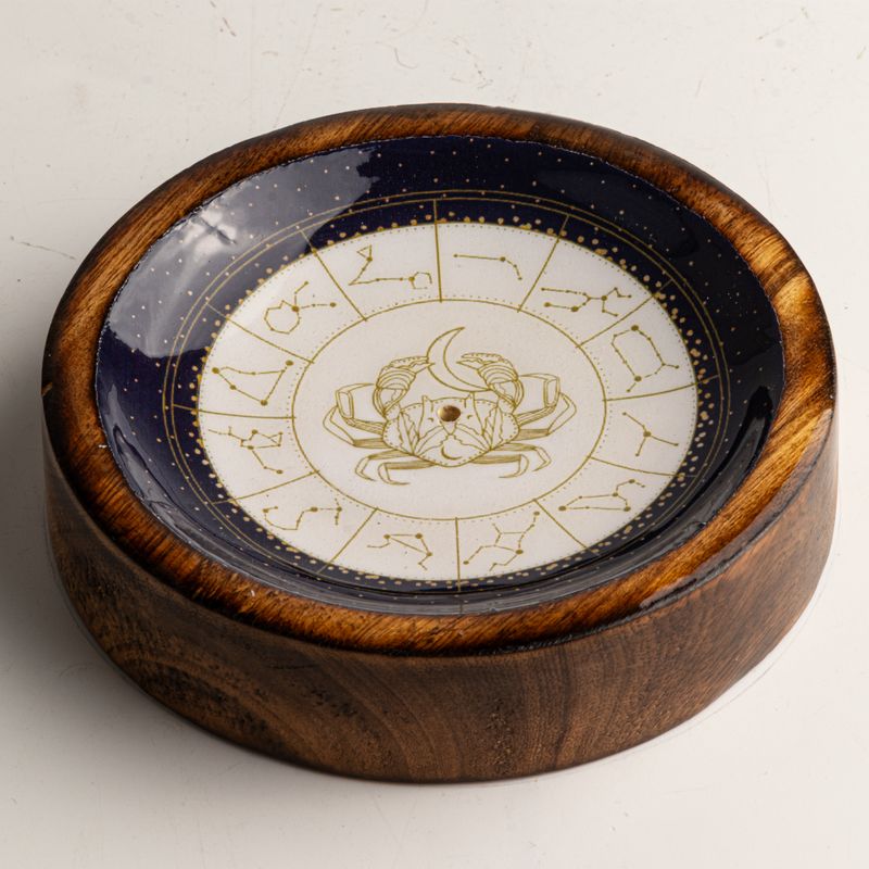 Mini Miseczka na Kadzidełka ze Znakiem Zodiaku - Rak