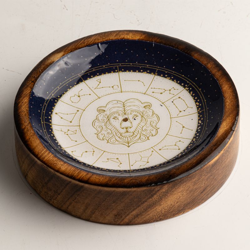 Mini Miseczka na Kadzidełka ze Znakiem Zodiaku - Lew