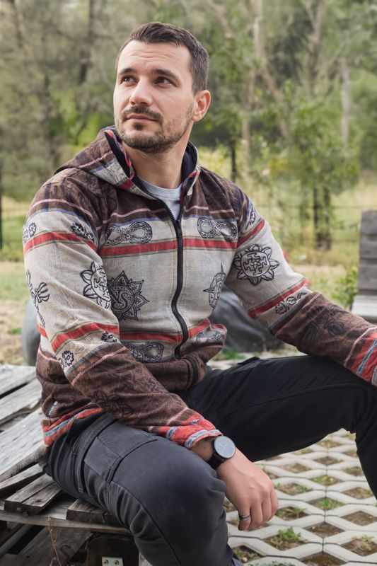 Kurtka Nomad Sari Himalayan Soul - Stone Mandala - Medium