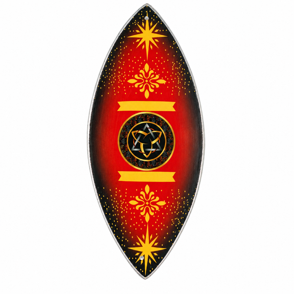 Emaliowana Podstawka pod Kadzidełka - Aluminium - Triquetra