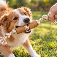 Zabawki PAW - Gryzak z drewna kawowego - Trail Born Tug