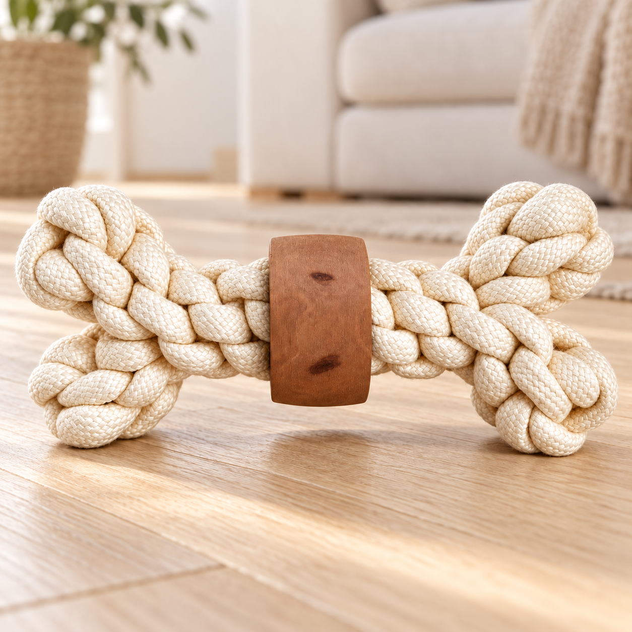 Zabawki PAW – Gryzak z drewna kawowego