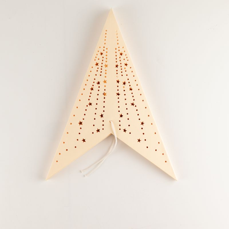 Lampa Gwiazda - Spokojny Krem - Siedmioramienna - 60 cm