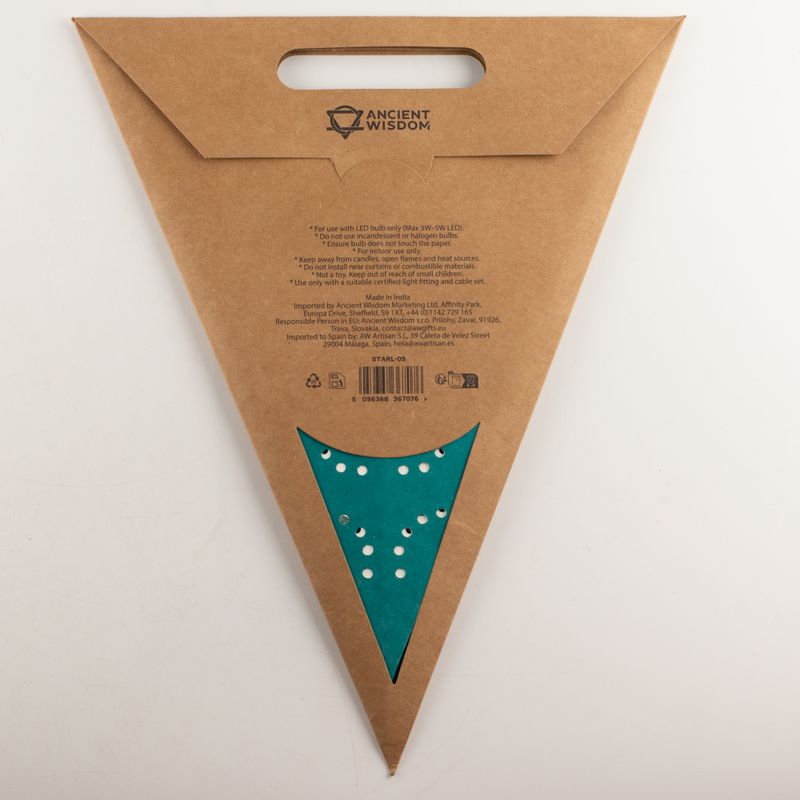 Lampa Gwiazda - Green Festival - Pięcioramienna - 60 cm