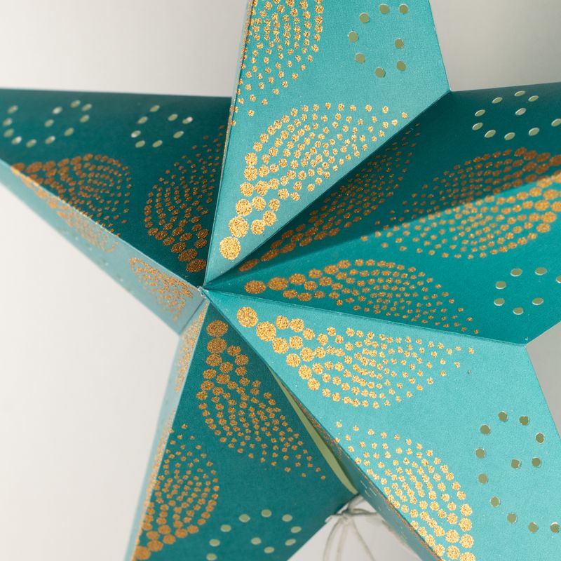 Lampa Gwiazda - Green Festival - Pięcioramienna - 60 cm