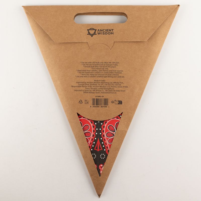 Lampa Gwiazda - Fire Festival Pięcioramienna - 60cm