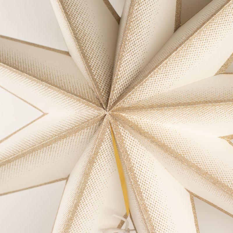 Lampa Gwiazda - Super Nova Champagne Glitter Dziewięcioramienna - 90 cm