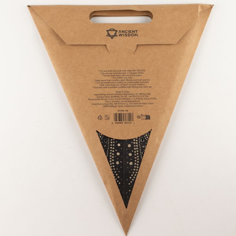 Lampa Gwiazda - Czarna Zorza Polarna, Siedem Ramion - 60 cm