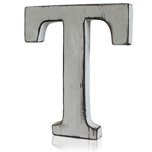 Litery Shabby Chic - Litera T