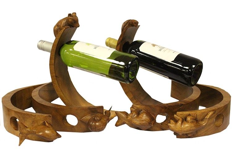 Balansujący Uchwyt na Wino - Mysz