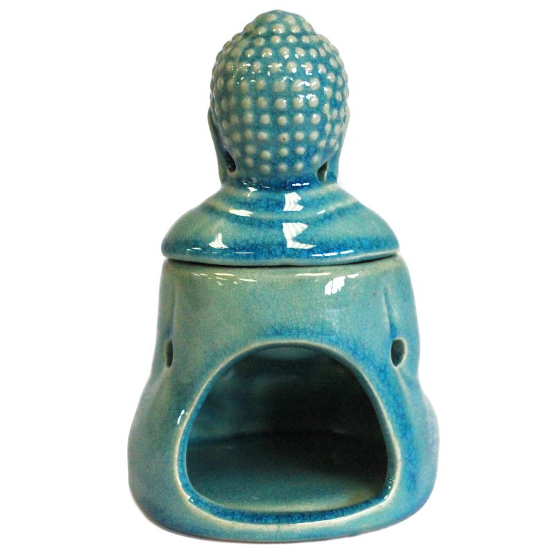 Kominek Zapachowy Siedzący Budda - Niebieski