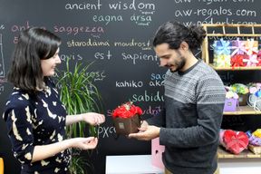 Mydlany Bukiet Kwiatowy - Różowe Róże i Goździki