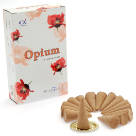 12x Kadzidełka Stożkowe - Opium
