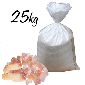 Różowa Sól Himalajska - Duże Kawałki 25kg