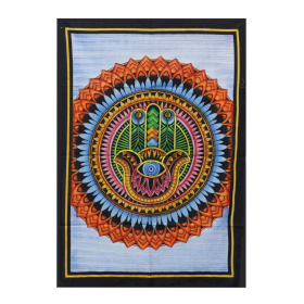 Bawełniana tkanina Ozdobna 115cm x 75cm - Hamsa