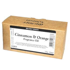 10x Cynamon i Pomarańcza - Olejek Zapachowy 10 ml - BEZ ETYKIETY