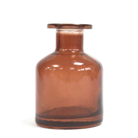 6x Alchemiczna Okragła Butelka 140ml - Amber